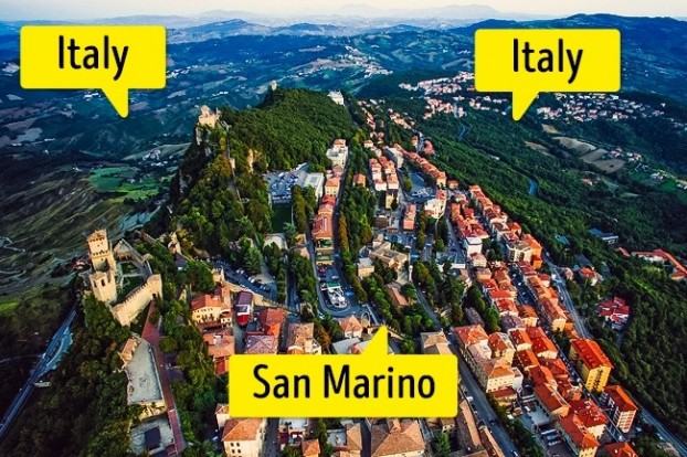  San Marino: Cộng hòa San Marino là một  quốc gia miền núi được bao quanh bởi Ý. Đây là quốc gia nhỏ thứ 5 trên thế giới và nhỏ thứ 3 ở châu Âu. Đất nước này có một lịch sử phong phú và được coi là một trong những nước cộng hòa lâu đời nhất trên thế giới. Cảnh quan đồi núi của San Marino và các đường phố và tòa nhà cổ điển châu Âu cổ điển tạo nên một bầu không khí tuyệt vời.