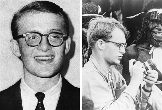 1. Michael Rockefeller: Michael Rockefeller là một nhà dân tộc học, con trai của triệu phú nổi tiếng Nelson Rockefeller. Khi còn nhỏ, Michael yêu lịch sử và ngành nhân học. Sau đó, ông quyết định trở thành một nhà khoa học tại Đại học Harvard. Sau khi kết thúc đề tài nghiên cứu, chuyên gia trẻ này muốn tham gia một cuộc thám hiểm khoa học đến Châu Đại Dương để nghiên cứu cuộc sống của người dân địa phương. Ông được cha ủng hộ và chu cấp hoàn toàn cho chuyến đi.