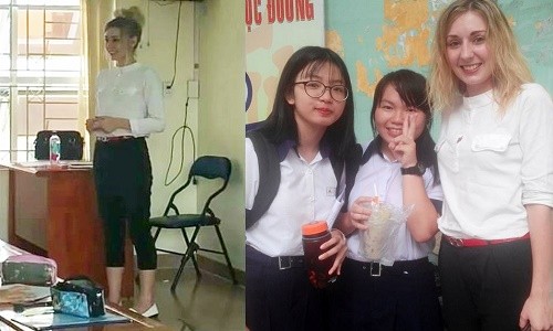 Cô giáo Anh dạy học ở Sài Gòn "xinh nhất dải ngân hà"