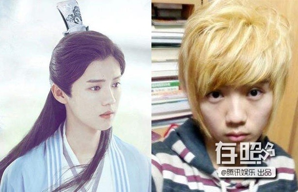 Lộc Hàm (Luhan), cựu thành viên nhóm EXO đang được chú ý với tư cách diễn viên và được mong đợi cho vai diễn thiếu mỹ nam Trần Trường Sinh từ bom tấn truyền hình cổ trang Trạch Thiên Ký.  Tạo hình của sao Cbiz này là mái tóc đen dài cùng ngũ quan tinh tế khiến cư dân mạng bất giác nhớ lại vai diễn “Kim Mao sư vương” thời xưa cũ. Gương mặt không cảm xúc với ánh mắt thất thần, mái tóc vàng hoe phủ kín hai bên mặt của anh trông rất ngột ngạt.