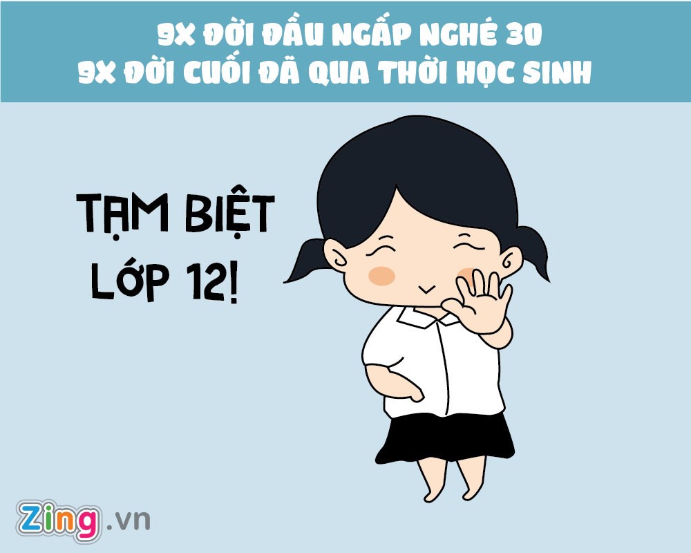 Bạn có nhận ra rằng những học sinh vừa tốt nghiệp cấp 3 là lứa 9X cuối cùng? Tính đến năm nay, 9X đời đầu chuẩn bị tiến gần đến cột mốc 30 tuổi, 9X đời giữa đang miệt mài trên giảng đường và các bạn sinh năm 1999 sắp phải bước vào kỳ thi đại học.