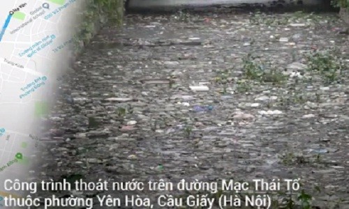 Video: Công trình kỷ niệm 60 giải phóng Thủ đô thành “dòng sông rác“