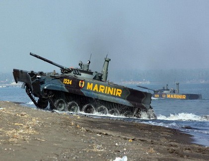 “Nắm đấm” thép lính thủy đánh bộ ở ĐNA (2):BMP-3F Indonesia