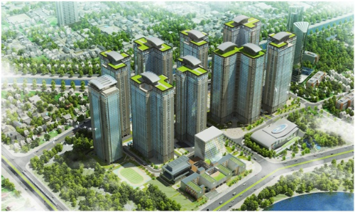  Dự án Goldmark City là một quần thể đô thị khép kín xây dựng trên diện tích khoảng 12 héc-ta, nằm tại số 136 Hồ Tùng Mậu, Bắc Từ Liêm, Hà Nội, chủ đầu tư là Công ty TNHH Thương mại - Quảng Cao - Xây dựng - Địa ốc Việt Hân.