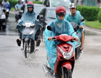 Chiều nay, Hà Nội lại mưa to kèm giông