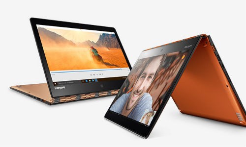 Lenovo Yoga 900 là mẫu  laptop 2 trong 1 có ngoại hình bắt mắt và thời lượng dùng pin đủ để bạn làm việc trọn ngày dài. Ảnh: Microsoft Store.