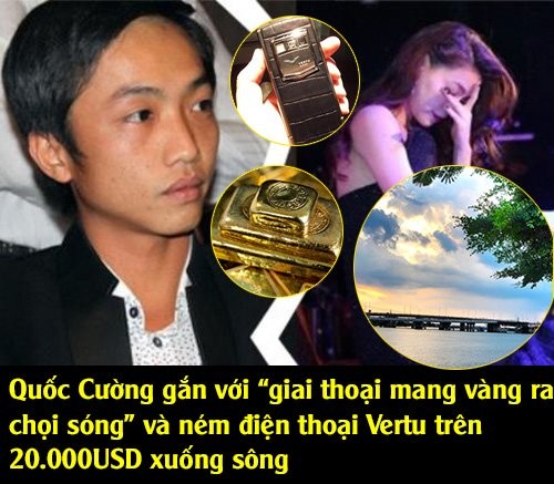 Điện thoại hạng sang  Vertu là một trong những món hàng xa xỉ ưa thích của nhiều đại gia Việt. Trong đó, đáng chú ý nhất là Cường đô la với câu chuyện ném điện thoại Vertu có giá 20.000 USD xuống sông. Hành động này khiến nhiều người phải trầm trồ thán phục về độ giàu có của Cường đô la. Ảnh: Đời sống.