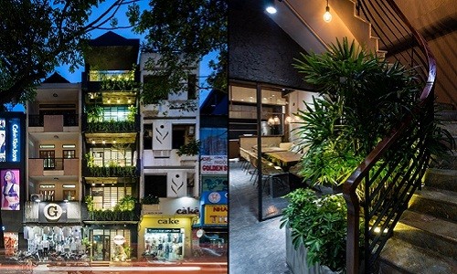 Redot Restaurant là công trình chuyển đổi từ nhà phố sang nhà hàng. Vấn đề lớn nhất của các kiến trúc sư là khai thác không gian theo chiều dài của ngôi  nhà 5 tầng sao cho phù hợp với chức năng không gian bán hàng.