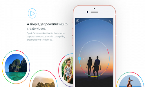 Spark Camera là  ứng dụng hỗ trợ tính năng quay video trên nền nhạc tự chọn. Ứng dụng cho phép người dùng ghi lại những khoảnh khắc riêng lẻ và sau đó ghép chúng lại với nhau để tạo nên một đoạn video hoàn chỉnh. Không những thế, người dùng còn có thể chọn những bộ lọc màu sắc để tạo ra những hiệu ứng tuyệt đẹp cho video.
