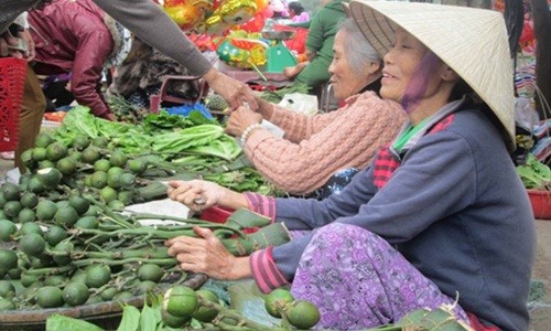 Chợ chỉ họp 3 ngày Tết đầu năm ở Huế bán mặt hàng gì? 