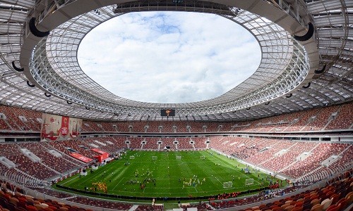 Theo kế hoạch, trận khai mạc World Cup 2018 sẽ được tổ chức tại  sân vận động Luzhniki (Moscow) vào ngày 14/6. Ảnh: Wiki.