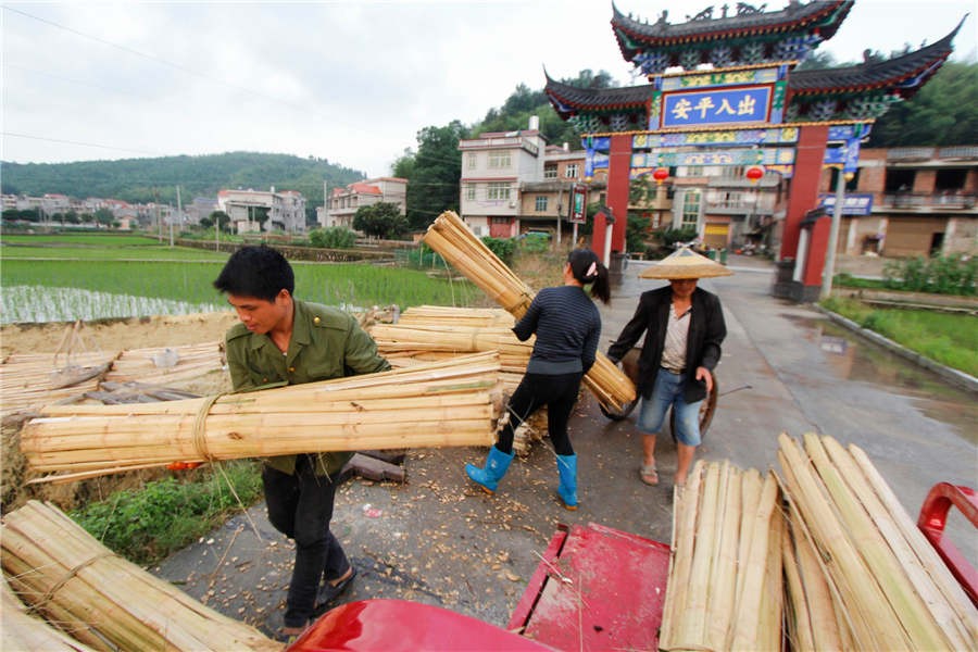 Làng Taolin ở tỉnh Hồ Nam (Trung Quốc) là nơi lưu truyền  nghề làm giấy thủ công từ cây tre đã hơn 1.300 năm.