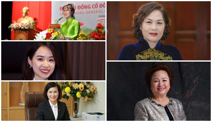 Loạt "bóng hồng" quyền lực trong ngành ngân hàng Việt 