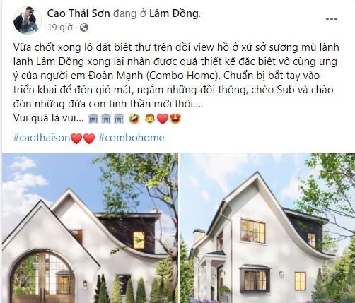 Mới đây,  Cao Thái Sơn khiến dân tình không khỏi ngỡ ngàng khi vừa chốt đất nền tại Lâm Đồng.