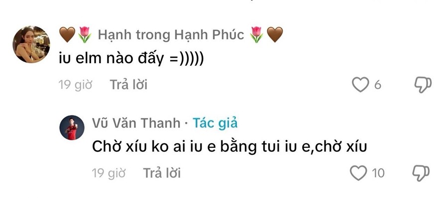 Mới đây,  cầu thủ Vũ Văn Thanh trở thành tâm điểm chú ý của cộng đồng mạng khi có màn tương tác đầy lãng mạn với bạn gái. Ảnh chụp màn hình