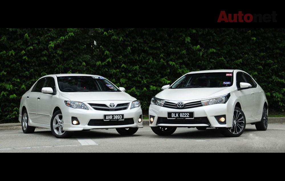 Ngày hôm nay (23/9), Toyota Việt Nam tiến hành ra mắt sản phẩm Corolla Altis thế hệ mới (xe phải). Đây là thế hệ E170 dành cho thị trường toàn cầu với nhiều cải tiến mới. So với thế hệ E140 (xe trái) ra đời từ năm 2010, sản phẩm mới có nhiều cải tiến, đặc biệt là chiều dài cơ sở lớn hơn.