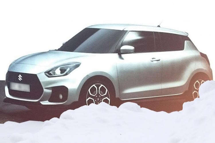 Dù được thiết kế lại hoàn toàn nhưng mẫu hatchback 5 cửa  Suzuki Swift mới vẫn có "phom" khá giống với phiên bản hiện tại.