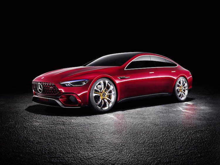 Kể từ khi dòng siêu xe Mercedes AMG GT ra mắt vào năm 2014 tới nay, đã có nhiều tin đồn về một phiên bản  Mercedes AMG GT 4 cửa sẽ được Mercedes tung ra thị trường. Tại triển lãm Geneva 2016, hãng xe sang Đức đã lần đầu "hiện thực hóa" và hé lộ về phiên bản này qua mẫu xe ý tưởng mới với tên gọi đơn giản AMG GT Concept.