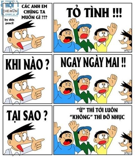   "Ừ" thì tới luôn, "Không" thì đỡ nhục.  