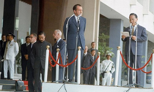 Ảnh lần đầu tiết lộ Tổng thống Nixon ở Sài Gòn năm 1969