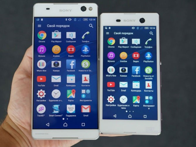  Sony Xperia C5 Ultra có màn hình 6 inch độ phân giải 1080p, viền màn hình hai bên máy của máy rất nhỏ, chỉ 0,8mm.