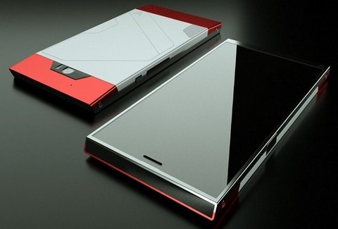  1. Turing Phone. Bạn còn nhớ những chiếc tàu đua trong trò chơi Wipeout ? Đó là Turing Phone, một thiết bị được chuyển đổi từ một trong những tàu đó. Công ty đứng sau chiếc  smartphone Android độc đáo này, Turing Robotics Industries, đã phát triển một mô hình điện thoại thông minh Android với ba giá trị quan trọng : an toàn, bền chắc và thẩm mỹ. Turing Phone đạt mức độ bảo mật mà rất ít điện thoại thông minh có được hiện nay và là điện thoại bền nhất từng được sản xuất với thiết kế bằng kim loại lỏng.