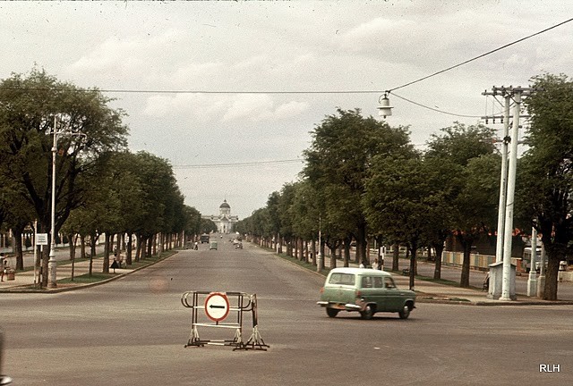 Đường Phra Nok ở  Bangkok thập niên 1960.