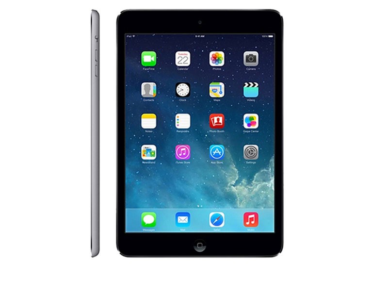  iPad Mini 2. Trong số  những mẫu iPad mà Apple còn sản xuất, Mini 2 là chiếc có giá bán rẻ nhất. Cụ thể, giá khởi điểm của nó là 219 USD (tương đương 4,88 triệu đồng). Đây được xem là sự lựa chọn hợp lý cho những ai thích sử dụng máy tính bảng của “Táo khuyết” nhưng hầu bao không được “xông xênh”. iPad Mini 2 sở hữu màn hình Retina 7,9 inch, độ phân giải 2.048x1.536 pixel, mật độ điểm ảnh 326 ppi. Kích thước của máy lần lượt là 200x134,8x7,5mm, trọng lượng 331g.