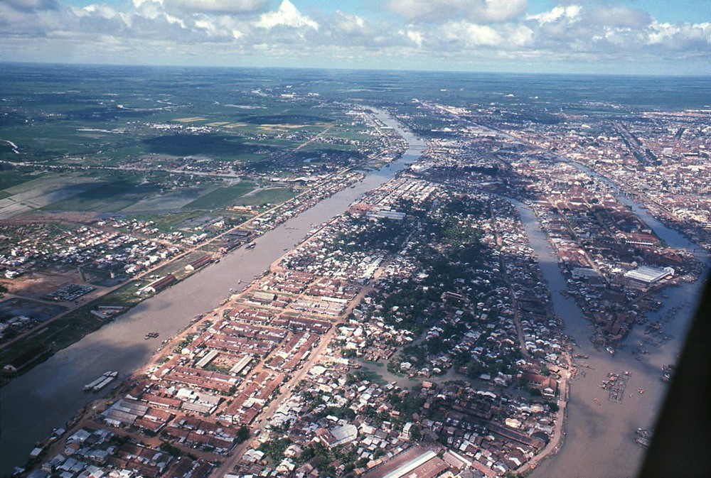 Khu vực quận 8 và Chợ Lớn, Sài Gòn thập niên 1960.