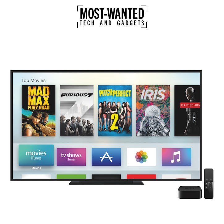  Apple TV: Mang đến thế giới giải trí sinh động cho cả gia đình. Apple TV chính là sự lựa chọn lý tưởng mang đến cho cả gia đình những nội dung số trên HDTV màn ảnh rộng ngày Tết. Đặc biệt là khi bạn đã sở hữu sẵn một trong số các thiết bị nhà Táo thì việc đồng bộ hóa với Apple TV càng trở nên dễ dàng. Không cần tới cáp kết nối, bạn có thể phát video, nghe nhạc, xem ảnh iPhoto giữa các thiết bị đã đồng bộ với nhau. Bên cạnh đó, Apple TV còn mang đến cho gia đình bạn một thế giới giải trí phong phú với danh sách những bộ phim bom tấn mới nhất, các ứng dụng và games thú vị cùng trợ lý ảo Siri thông minh và vô cùng ngọt ngào. Không chỉ có vậy, đi kèm với Apple TV còn có điều khiển cảm ứng thông minh Touch remote mang đến trải nghiệm sử dụng tuyệt vời hơn. Mức giá: 149 USD (tương đương 3,35 triệu VNĐ)