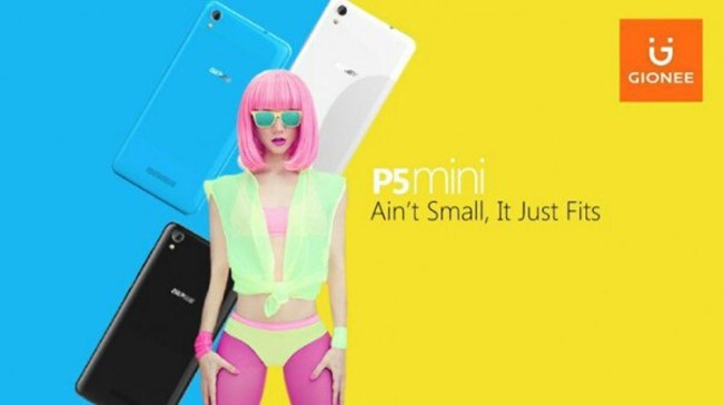 Điện thoại Gionee P5 mini giá cực rẻ ra mắt