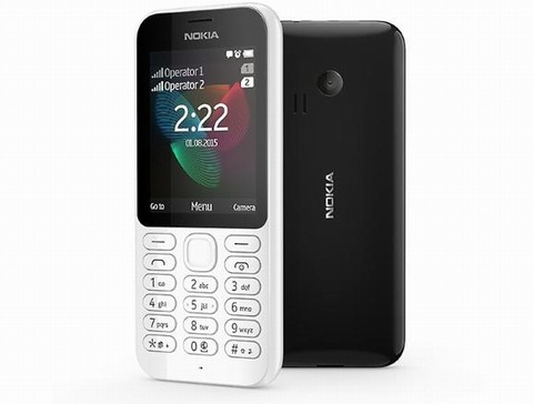  Nokia 222 Dual sim (950 ngàn đồng). Nokia 222 Dual SIM là chiếc điện thoại nghe gọi nhằm mang đến cho người dùng một chiếc điện thoại tiện ích được cải thiện tốt hơn. Máy có kích thước khá nhỏ gọn, dày chỉ 12.9 mm và trọng lượng nhẹ 79g cùng màn hình 2.4 inch được thiết kế viền đen lại khá sát cạnh bên nên cho người dùng cảm giác màn hình như to hơn khá nhiều. Máy có camera độ phân giải 2 MP, cổng sạc microUSB và jack tai nghe 3.5 mm, pin dung lượng 1100 mAh, hỗ trợ 2 sim và thẻ nhớ mở rộng tối đa 32 GB.