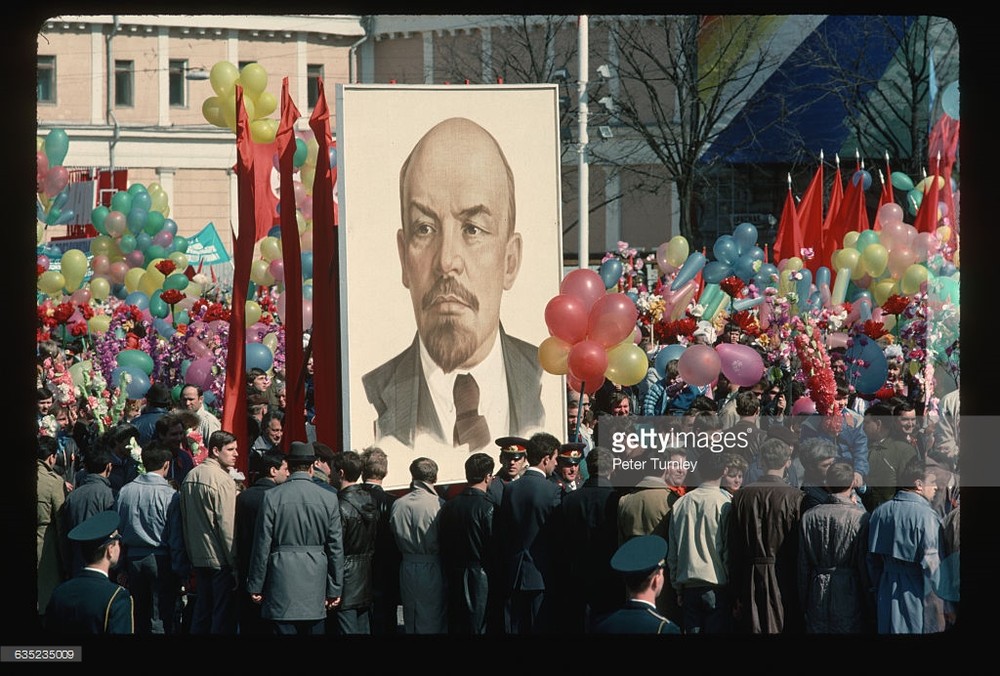 Lễ kỷ niệm ngày Quốc tế lao động ở Quảng trường Đỏ, Moscow ngày 1/5/1988.