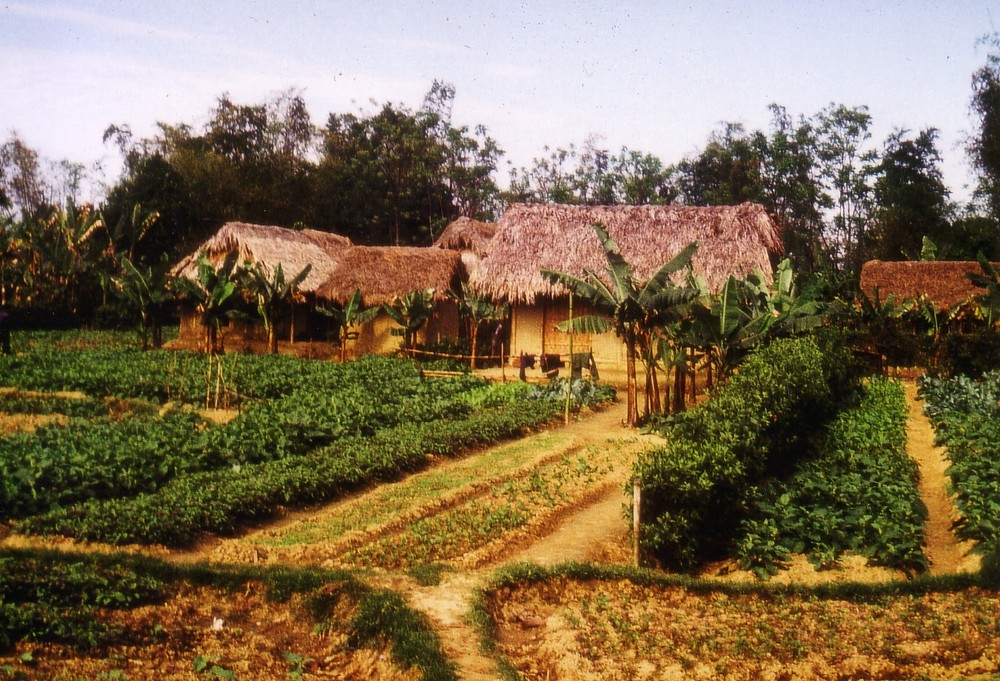 Ngôi làng ở Cam Giá,  Thái Nguyên 1973 - 1974..