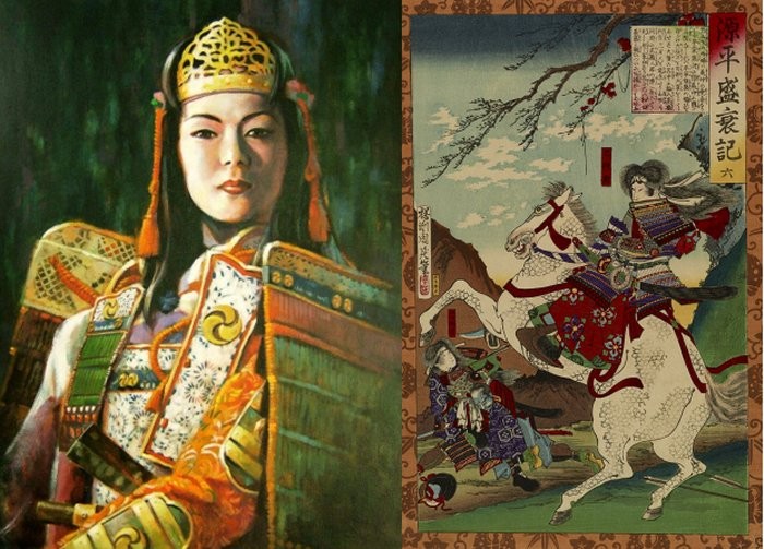 Trong lịch sử Nhật Bản, Tomoe Gozen (1157 – 1247) là một  nữ samurai huyền thoại được biết đến nhờ lòng quả cảm và sức mạnh của mình.