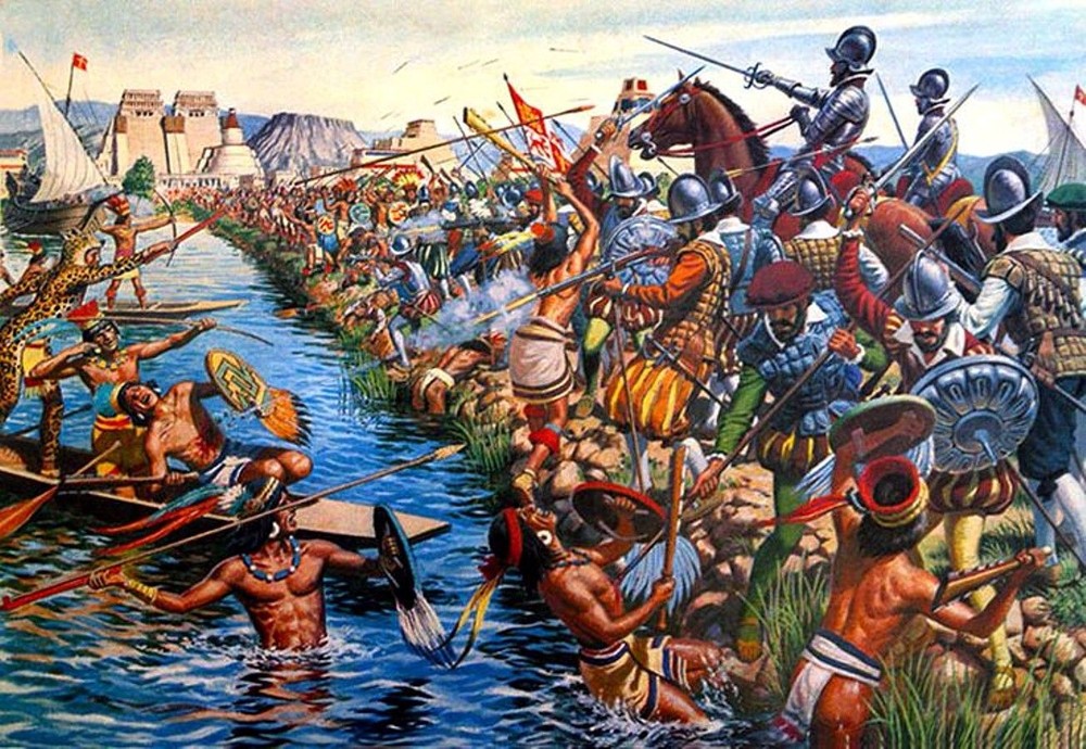 Diễn ra từ ngày 26/5/1521 đến ngày 13/8/1521,  trận Tenochtitlan là trận đánh cuối cùng, mang tính chất quyết định giữa người Aztec bản địa và quân đội thực dân Tây Ban Nha ở Mexico.