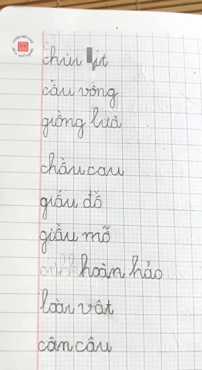 Tìm từ có vần "ít", cậu bé đưa ra kết quả bất ngờ 