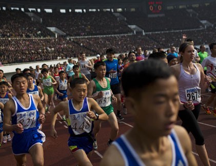 Hé mở Triều Tiên bí ẩn qua cuộc thi chạy marathon