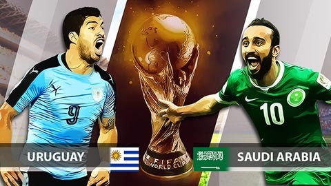  Uruguay với Saudi Arabia: Chỉnh lại thước ngắm