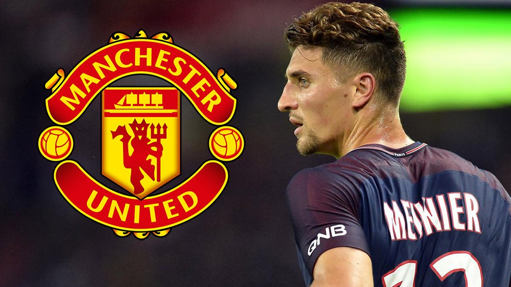 M.U giải cứu Meunier khỏi PSG: Theo thông tin  chuyển nhượng bóng đá mới nhất từ tờ L’Equipe mới đây, Meunier thừa nhận anh muốn được thi đấu liên tục. Mong muốn của cầu thủ 26 tuổi người Bỉ không được HLV Unai Emery đáp ứng, nên anh muốn ra đi. Trong khi đó, M.U đang cân nhắc mua Thomas Meunier trong kỳ chuyển nhượng tháng Giêng 2018, nhằm tăng cường cho hành lang phải. Ảnh: L’Equipe