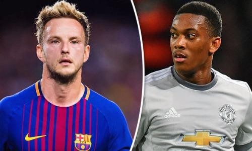 Chuyển nhượng bóng đá mới nhất: Barca gạ đổi Rakitic lấy Martial 