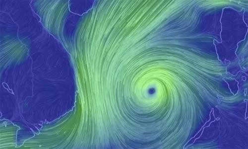 Bão số 12 tiếp tục mạnh lên, áp sát bờ biển Khánh Hòa - Ninh Thuận