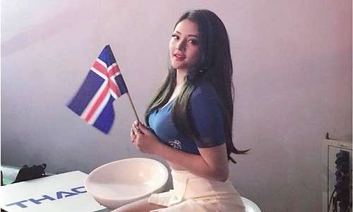 Hot girl nóng bỏng của “Kem Xôi” nhỡ mê Iceland tại World Cup 2018