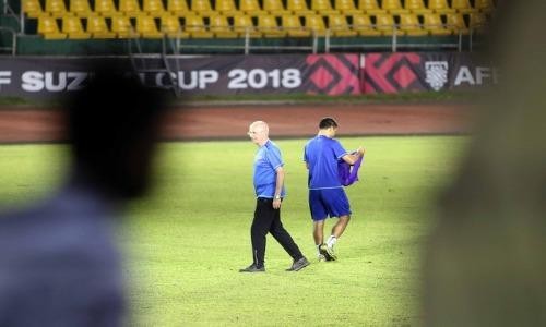 Philippines tập lậu trước trận bán kết AFF Cup 2018 với đội tuyển Việt Nam