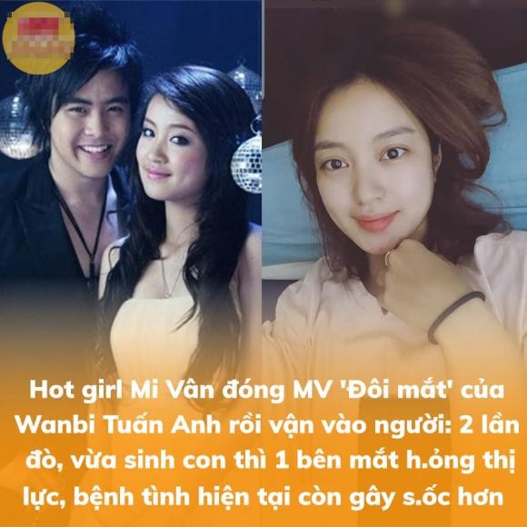 Nguyễn  Mi Vân (sinh năm 1988) là hot girl nổi tiếng từ những năm 2005-2006. Thời điểm ấy, 8X là mẫu ảnh, diễn viên đóng nhiều MV ca nhạc và điển hình nhất là "Đôi mắt" (Wanbi Tuấn Anh).