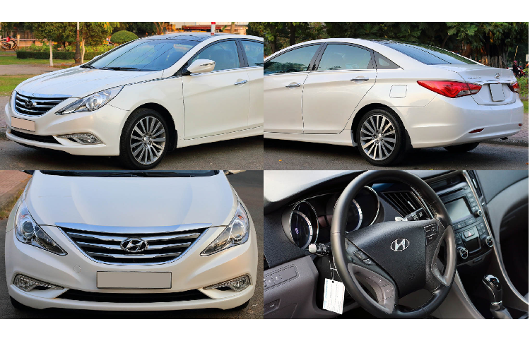 Chiếc  xe sedan Hyundai Sonata đời 2013 này thuộc phiên bản nâng cấp facelift cuối đời của thế hệ Sonata thứ 6 (YF; 2009–2014). Hiện tại, xe đang được chào bán với mức giá hơn 619 triệu đồng với đồng hồ ODO dừng lại ở mức hơn 53.xxx km.