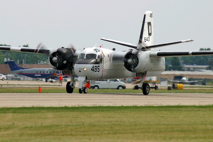 Máy bay  Grumman S2F-1 Tracker thuộc hải quân Mỹ. Ảnh: WBD.