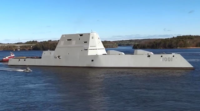 Trong đợt thử nghiệm này, khu trục hạm Zumwalt USS Michael Monsoor sẽ thực hiện các bài kiểm tra hệ thống động lực. Nguồn ảnh: Navy.