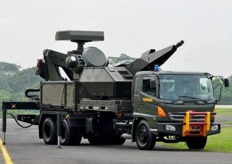 Các  hệ thống phòng không Skyshield - "Lá Chắn Trời" do Rheinmetall thiết kế hiện đã sẵn sàng để chuyển giao tới khách hàng giấu tên này trong tương lai gần. Theo đó, hợp đồng mà quốc gia này ký kết với Đức có tổng giá trị lên tới 100 triệu Euro. Nguồn ảnh: Defence.