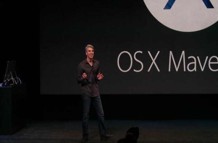 Craig Federighi, phó Chủ tịch cấp cao phụ trách công nghệ phần mềm của Apple đang giới thiệu về những phát triển gần đây nhất với hệ điều hành mới nhất của Apple-OS X Mavericks, với nhiều tính năng như Flyover, iBooks... Lịch trên hệ điều hành này sẽ được tích hợp với thông tin địa điểm, được lấy từ email hoặc trong phần tự động cài đặt. Điều tuyệt vời nhất là hệ điều hành này hoàn toàn miễn phí.